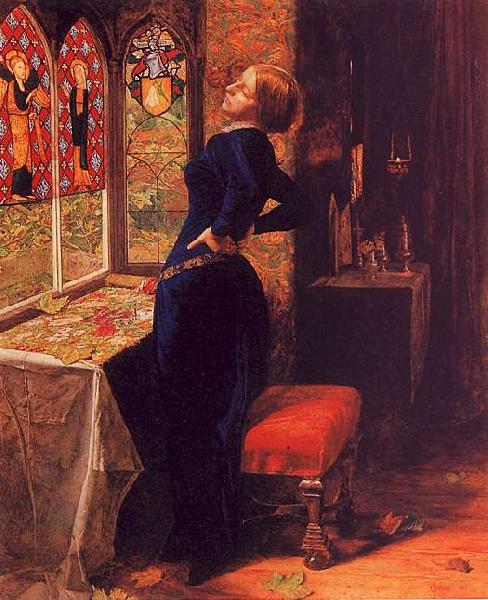 Sir John Everett Millais Mariana Sweden oil painting art